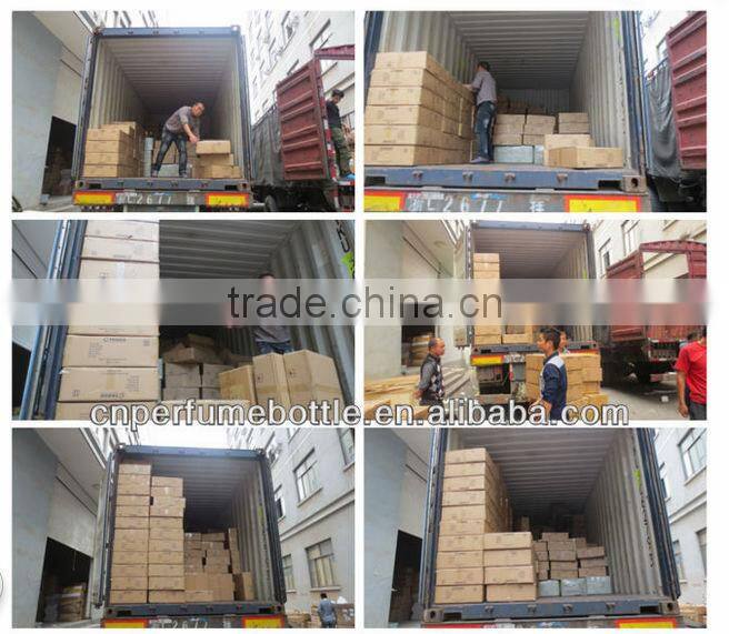 custom made red empty crystal perfume bottle