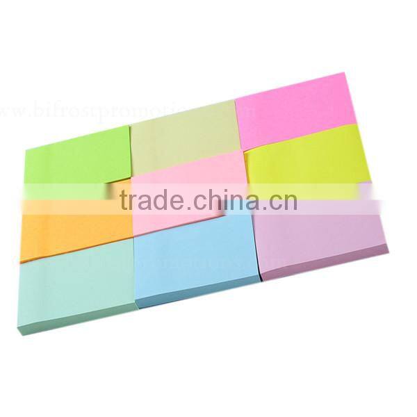 Color Paper Notices Lovely Square Sticky Custom Note Pad