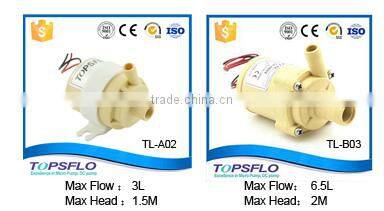 12v 24V dc brushless quiet coolers water pump