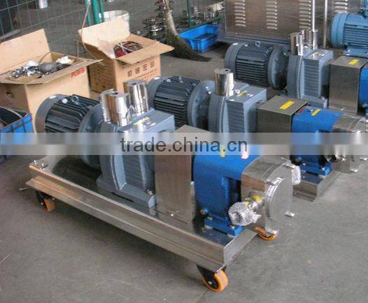 stainless steel sanitary rotor pump for ketchup and jam
