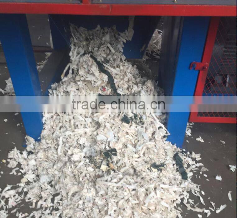 recovery and recycling waste paper crushing plant