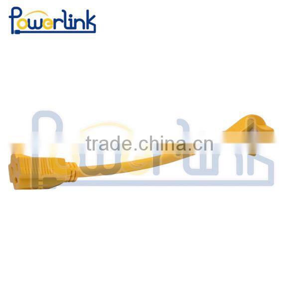 H60116 RV 30A to 15A adapter cord TT-30 Plug with handle to 5-15 Receptacle RV Dog-Bone