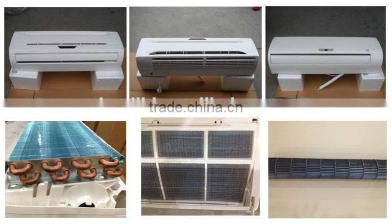 HUALI Low noise level 2.8 KW high wall mounted split fan coil unit for heating&cooling