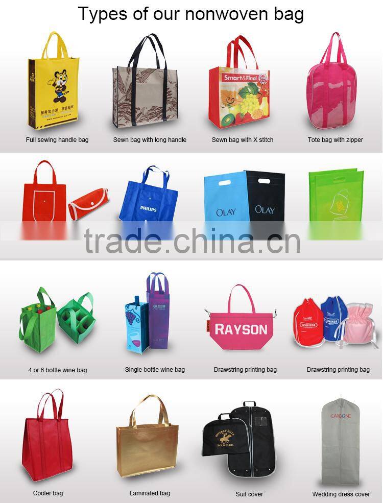 Customized Bulk Cheap Portable Foldable Large Thermal Insulated Non-woven Cooler Bag