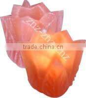 Handmade Himalayan Rock Salt Tea Light Candle Holder