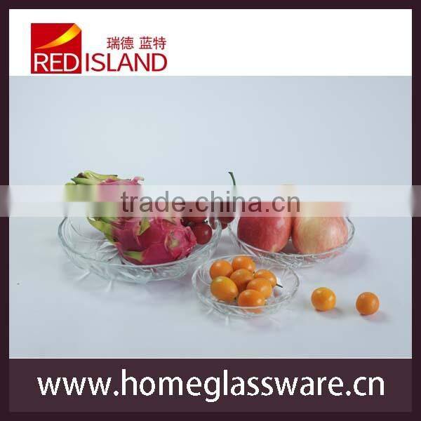 8 inch Fresh Fruit Salad glass plate