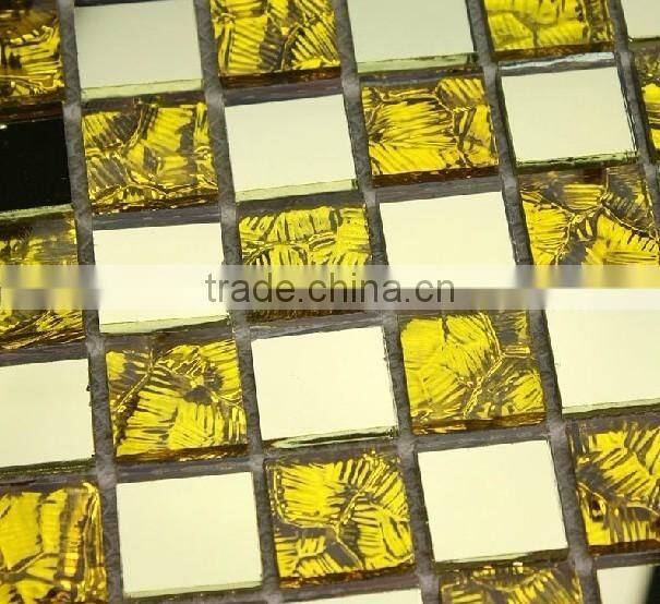 Glass marble mix mosaic carpet design on sale