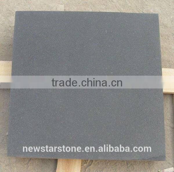 Honed grey andesite stone