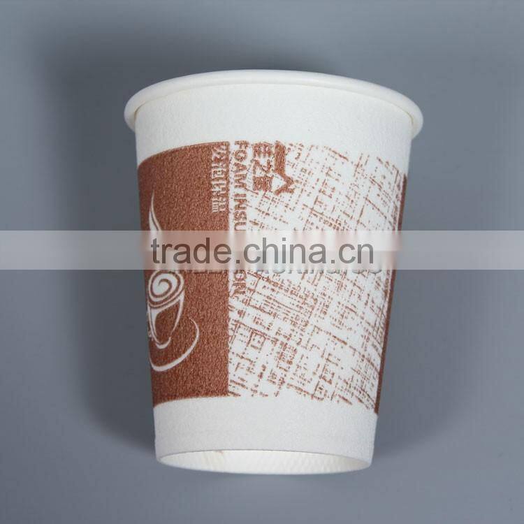 Perfect touch insulated paper cups 9oz