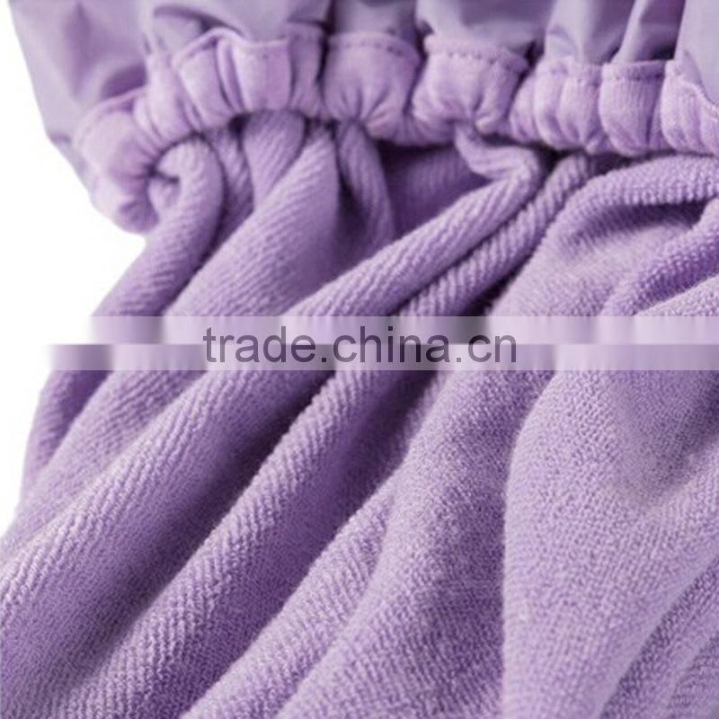 Q090 Pe+ microfiber cute Home Furnishing Waterproof Shower cap