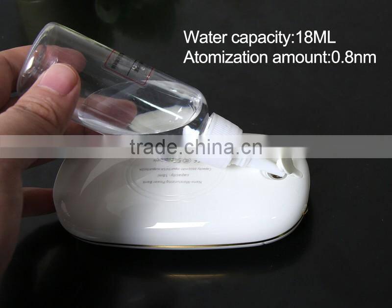 2016 Humidifier Handy Facial Water Nano Mist Spray with 8800mAh power bank