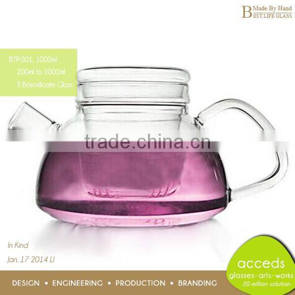 Promotional Decorative 2014 New Style Glass Coffee Pot