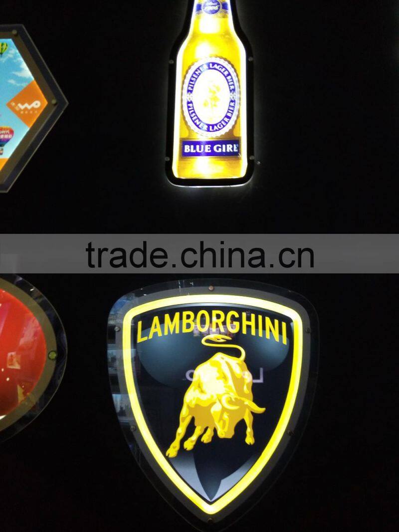 Absolut vodka champagne ads light box