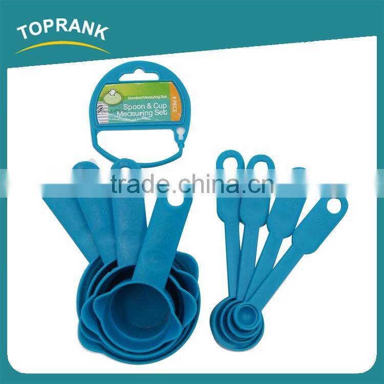 Toprank Hot Sell On Amazon 8PCS Plastic Measuring Scoop Spoons Digital Coffee Measuring Spoon 1g Measuring Spoon Set