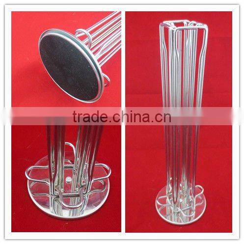 iron+bamboo Nespresso Coffee capsule holder,coffee pack rack,coffee pod holder