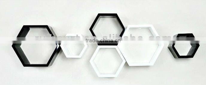 LOVE MDF Cube wall shelf for decoration