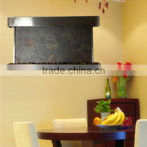 thin slate wall fountain hotel wall decor