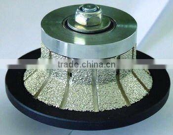 Vacuum Brazed Diamond Profile Wheel /V-shaped Brazed Diamond router bits