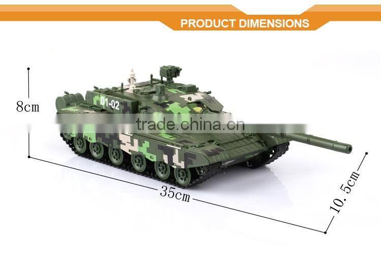 1:35 ZTZ-99 type battle rc tank China diecast model full metal rc tank