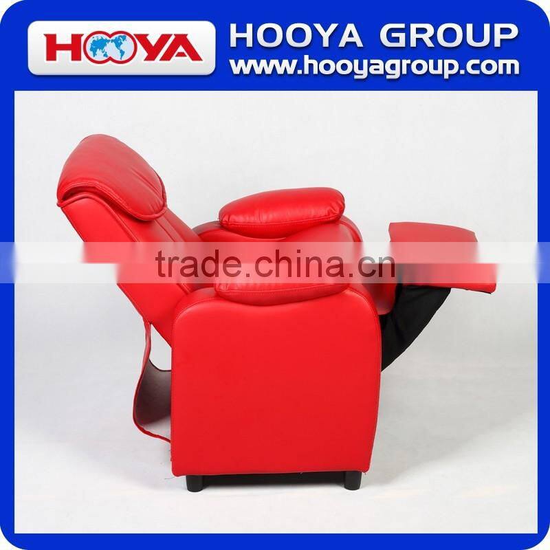 Kids Sofa- black/blue/pink/red, W64*D61-98* H60-70cm,pu+sponge+crude wood