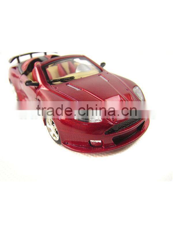 New product 1:43 Scale 4CH RC Alloy Car with steering wheel remote control car