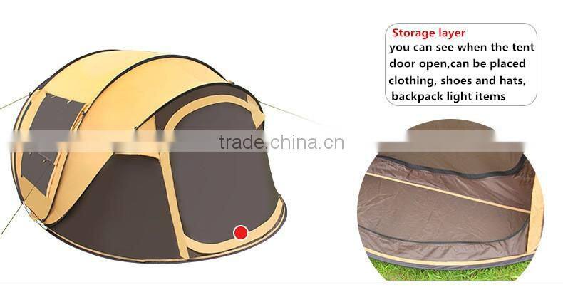 2016 new outdoor 3-4 people throw automatic tents Super light speed up camping tent
