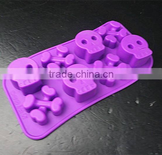 10116human skeleton halloween silicone mould