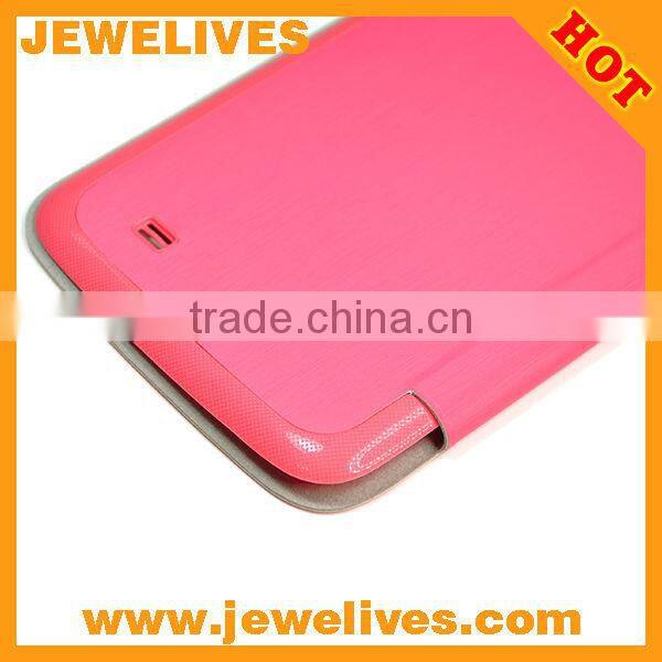Factory price of leather flip for samsung galaxy NOT 3