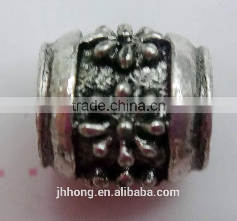 2014Antique Silver Zinc Alloy Beads For Jewelry Making