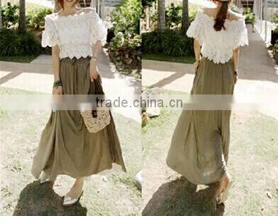 pictures of long hippie skirts cheerleader and tops