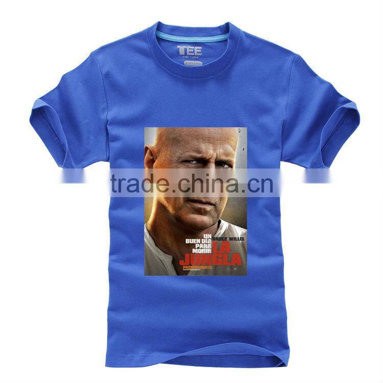 2013 Die Hard Bruce Willis Willis Men's and Women's Cotton Short-sleeved T-shirt Nanchang
