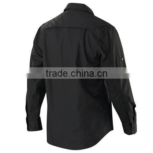 Custom mining industrial work uniform Mens 100% cotton short sleeve workwear shirts