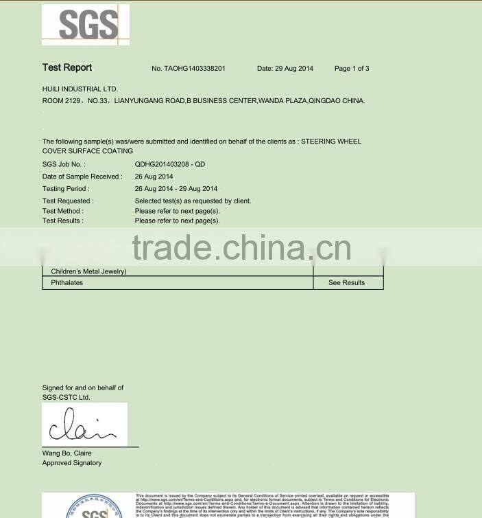 Novelty Design Universial PU Car Steering Wheel Cover