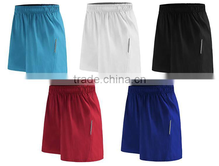 Hot wholesale polyester Training running jogging shorts men