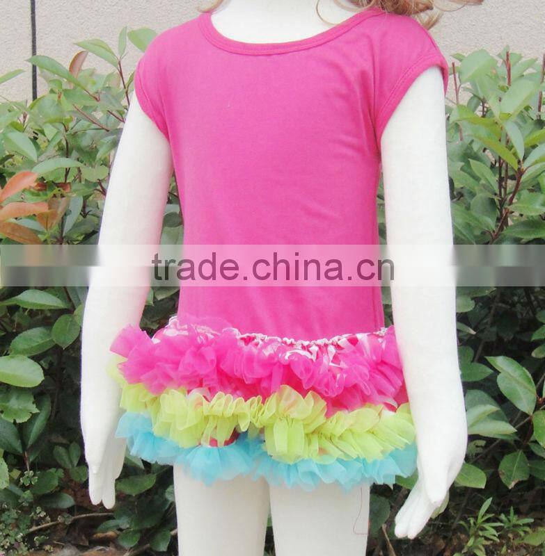 Rainbow Girl Chevron Dress ,Girl Pettiskirt