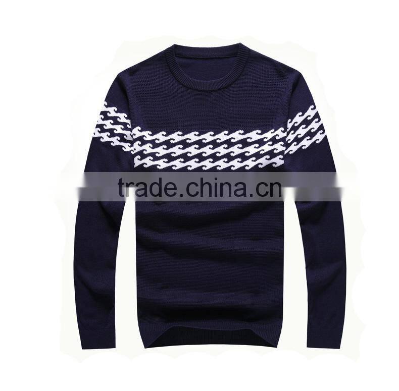 GZY -2016 Fashion and latest design for men cable knit sweater