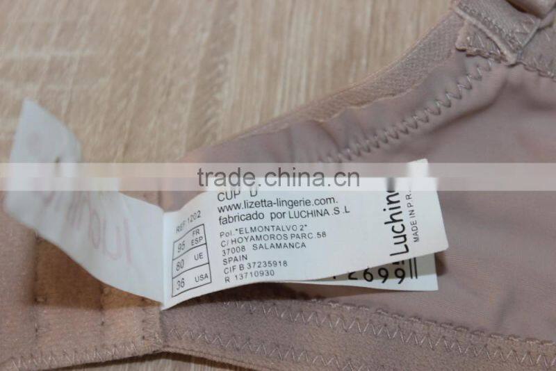 GZY garment stock lots 2016 Bra name women comfortable push up bra under wear bra