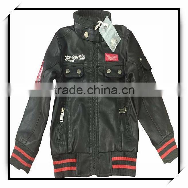 new style factory custom winter jacket leather