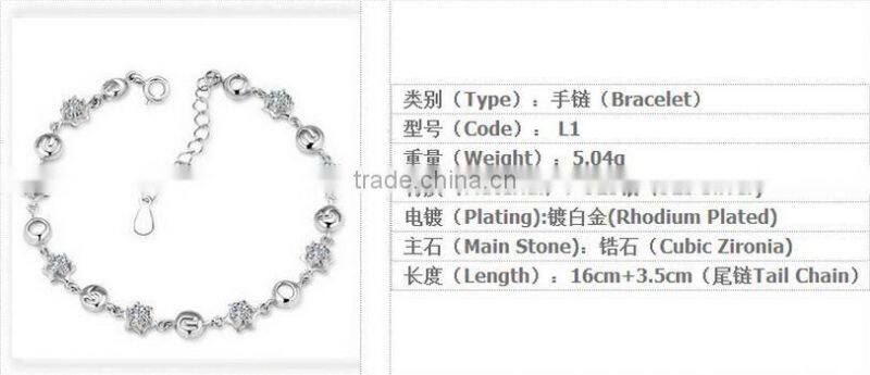 New model Number 520 925 sterling silver Bracelet