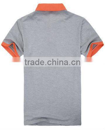 school uniform or advertising blank knitted s/s Polo Shirt for printing