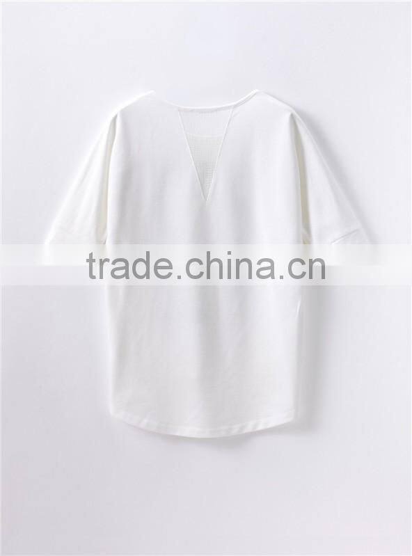 Customized 100% Cotton Fleece pullover Sweatshirts print 1/2 sleeve crewneck pullover t shirt