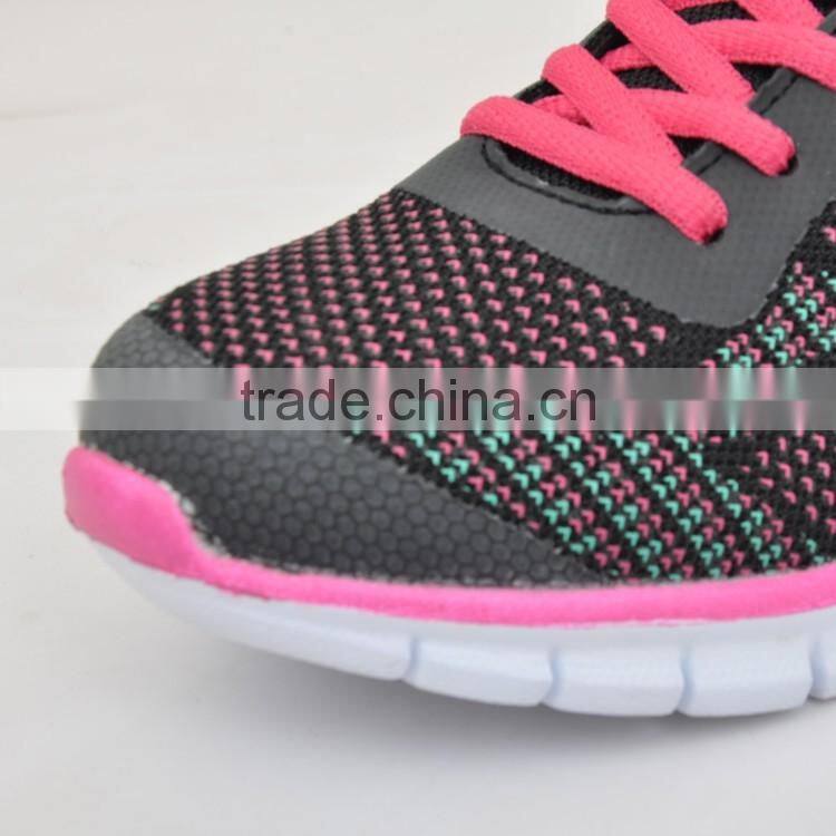 OEM high quality sports running shoes for ladies and men 2016