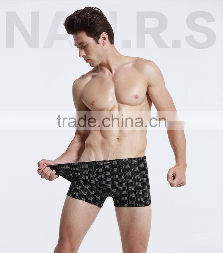 china made fashion 100% bamboo fiber men's boxer shorts