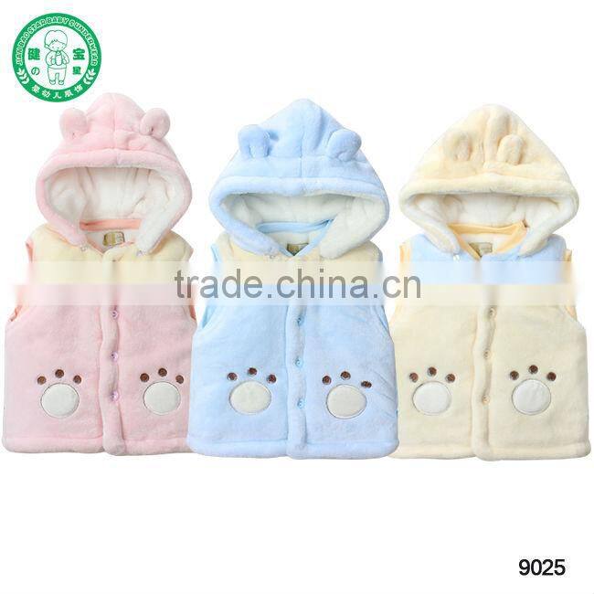 BABY clothes winter ,baby hooded vest,baby coat