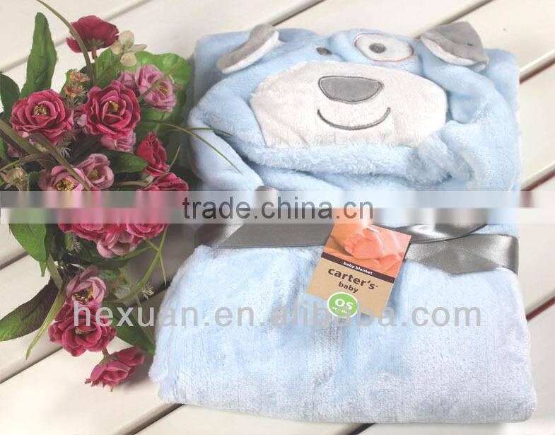 Many designs stocked or OEM Baby bath towel/ newborn animal model towel