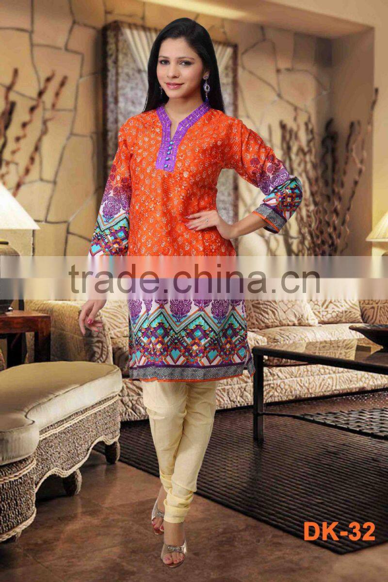 Ladies Cheap Cotton Kurti 2015