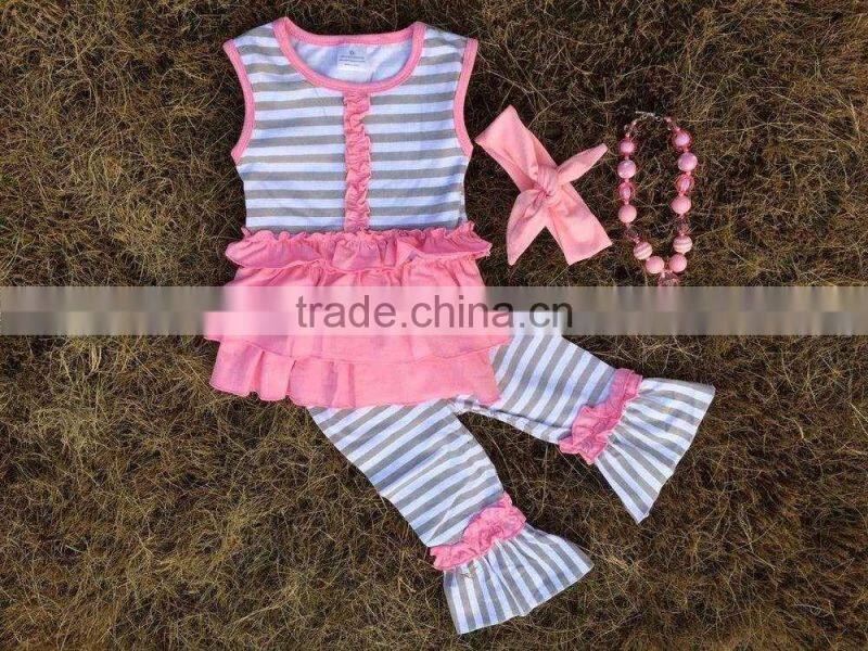 baby girls ruffled capris sets ruffle outifts, little girls boutique remake clothing sets,girls clothes for persnickety remake