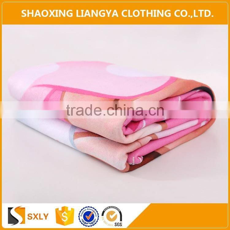 Factory price digital printing fleece blanket, household blankets