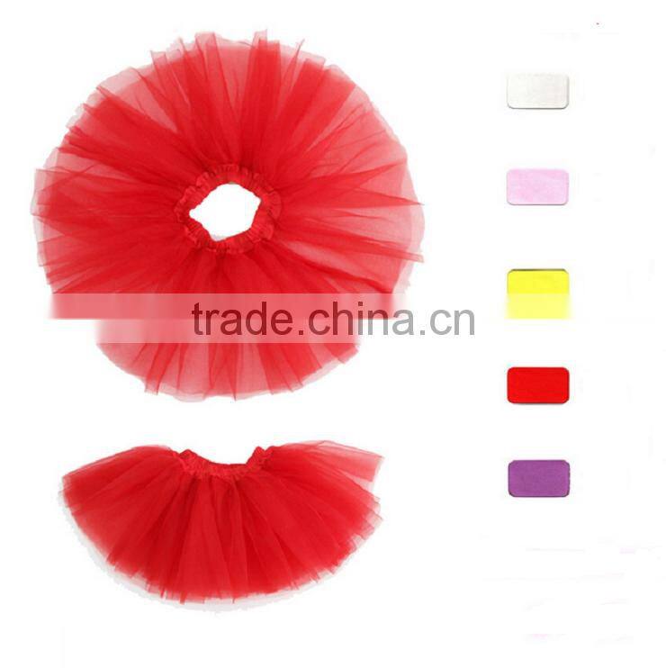 Brightly Lim Green petti skirt/ballet tutu for girls children tulle skirt performance wear