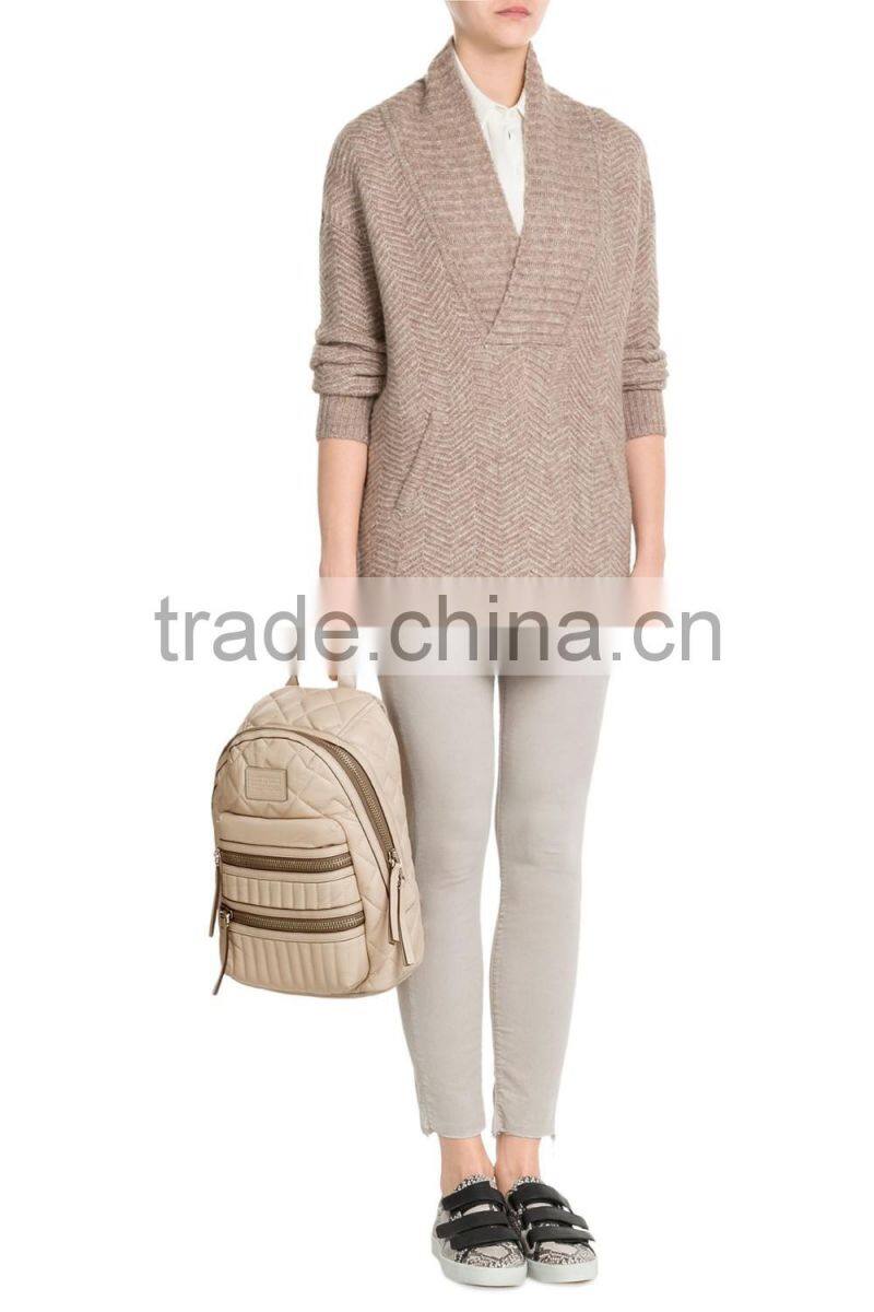 Hot selling warm sweater business casual long knnited oversized sweater